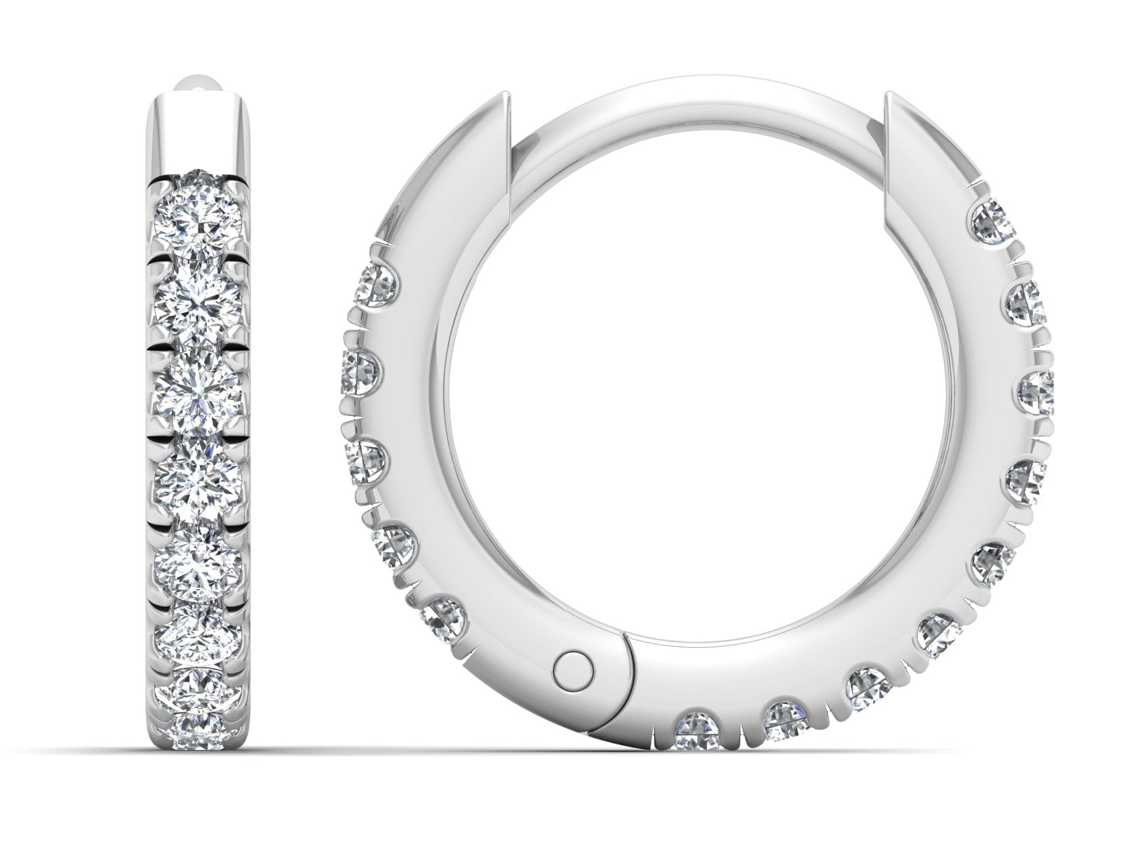 Natural Diamonds Earrings