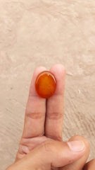 26ct Carnelian Stone-  Natural Carnelian Gemstone-  Orange carnelian-Purtagal Yamani - 25x20mm
