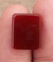 9ct Carnelian Stone-  Natural Carnelian Gemstone-Red carnelian-Aqeeq Ahmar-15x12mm