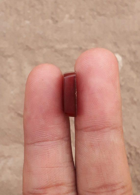 9ct Carnelian Stone-  Natural Carnelian Gemstone-Red carnelian-Aqeeq Ahmar-15x12mm