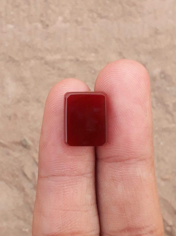 9ct Carnelian Stone-  Natural Carnelian Gemstone-Red carnelian-Aqeeq Ahmar-15x12mm