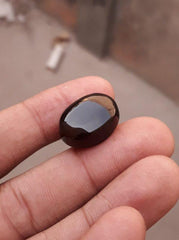 20ct Carnelian Stone-  Natural Carnelian Gemstone-Black carnelian-Jazamushki Yamani Aqeeq-20x15mm
