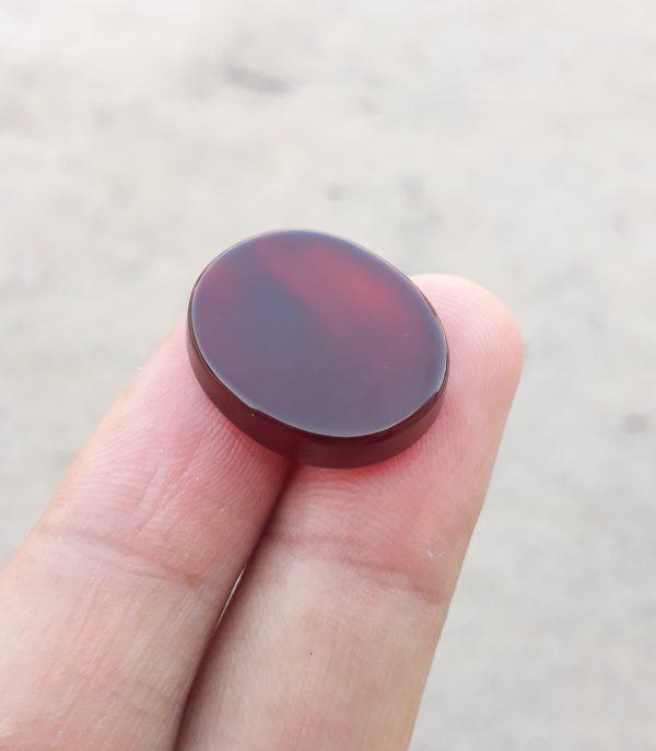 17.6ct Carnelian Stone-  Natural Carnelian Gemstone- Brown Carnelian- Kabdi Yamani Aqeeq -20x17mm