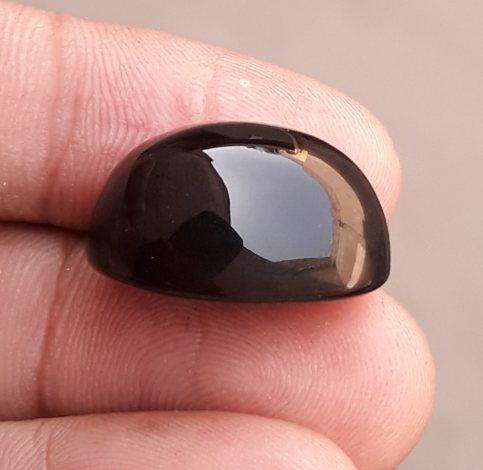 30ct Carnelian Stone-  Natural Carnelian Gemstone-Black carnelian-Jazamushki Yamani Aqeeq-22x16mm