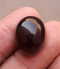 32ct Carnelian Stone-  Natural Carnelian Gemstone-Black carnelian-Jazamushki Yamani Aqeeq-19x16mm