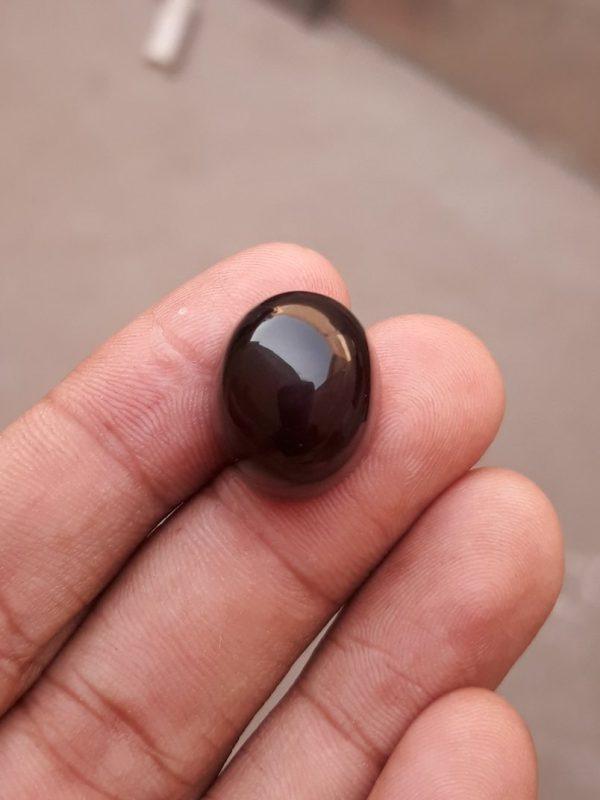 32ct Carnelian Stone-  Natural Carnelian Gemstone-Black carnelian-Jazamushki Yamani Aqeeq-19x16mm