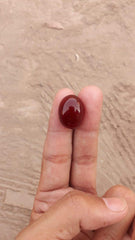 22ct Carnelian Stone-  Natural Carnelian Gemstone-  Red carnelian-Aqeeq Ahmar-21x16mm