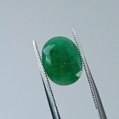 4ct Emerald for sale - Budh Ratna, Markat Mani Stone, Zamurd - Panna Stone, Pachu Stone - 13x10x5mm