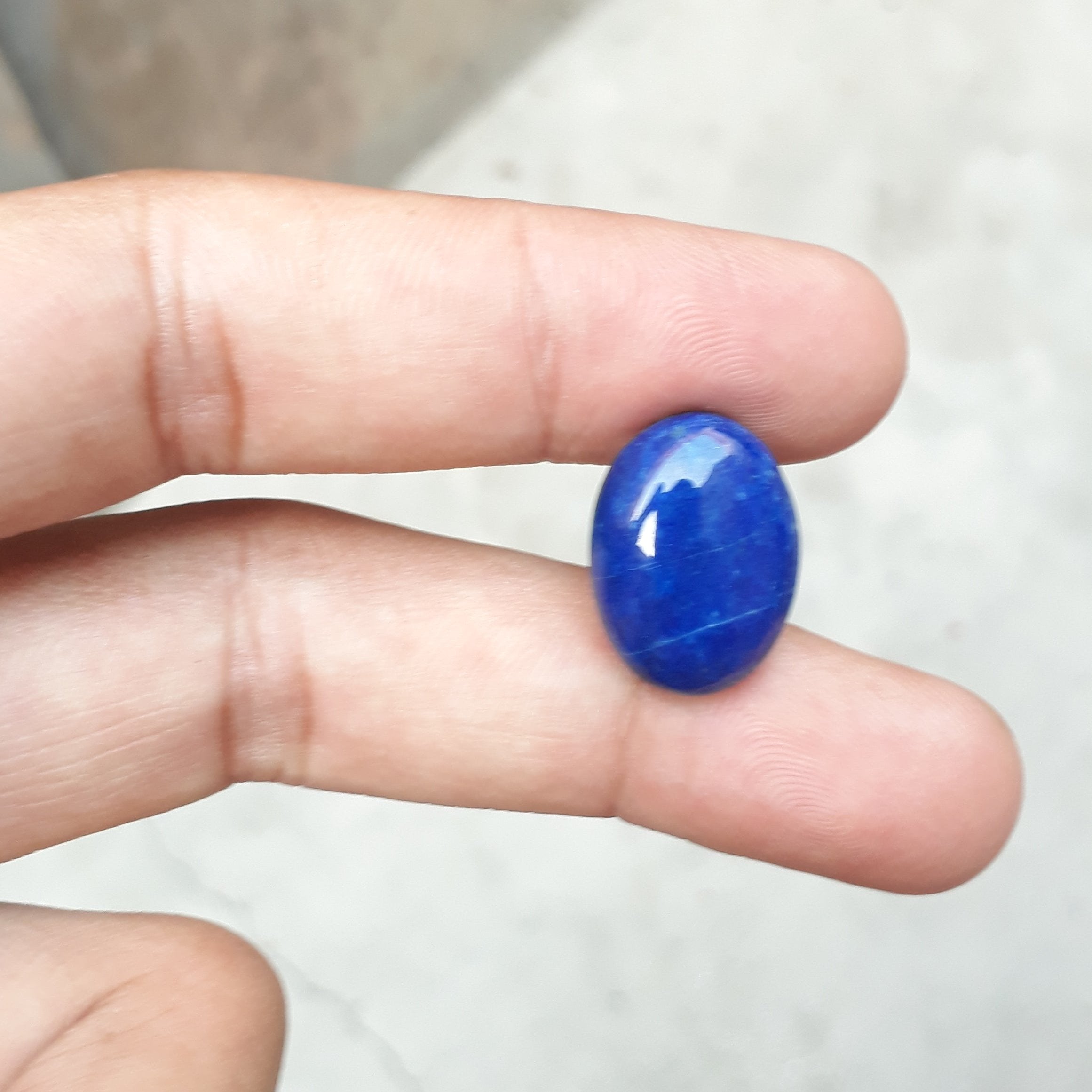 Natural Lapis Lazuli Cabochon-18ct