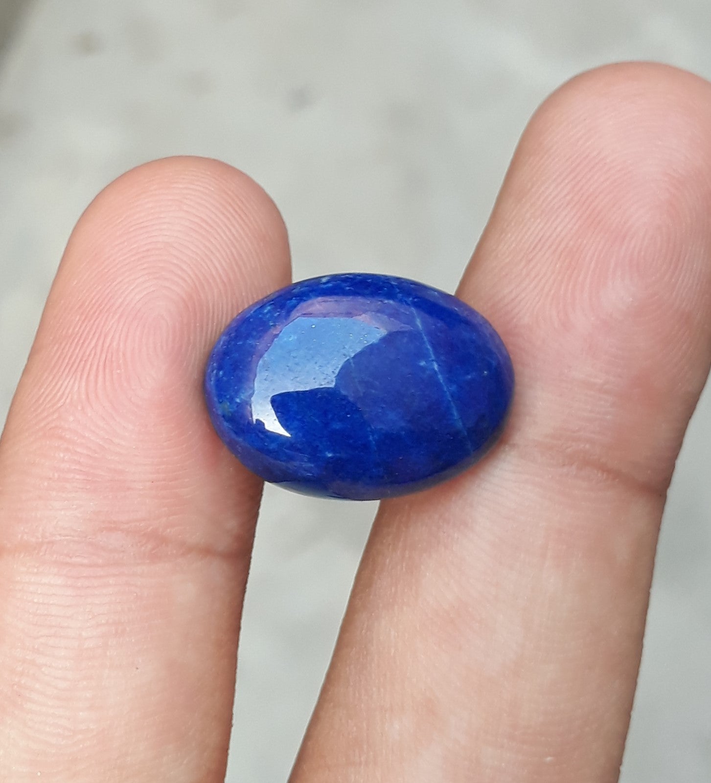 Natural Lapis Lazuli Cabochon-18ct