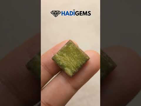 20.5 克拉蛇纹石 - Shah Maqqsood - Zehrmora - 15x15 毫米