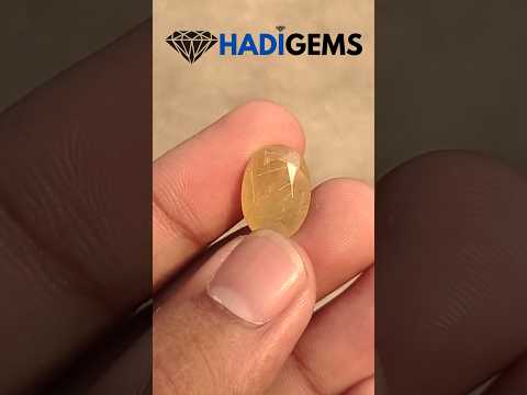 9.20ct Golden  Tourmalated Quartz - Golden  Rutile Quartz - Rutilated Quartz