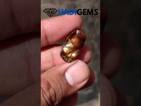 23.35ct Carved Mexican Fire Agate,  Rare Fire Agate, Perfect gemstone Gift, Dimensions 23x12x9mm
