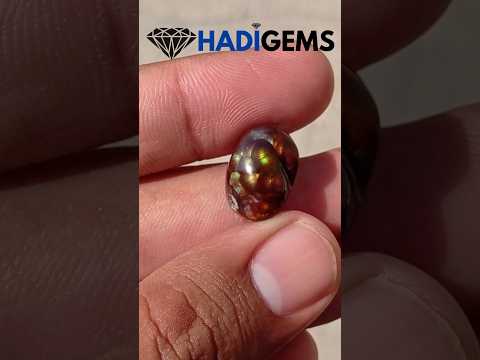 13.45ct Natural Bubbly Mexican Fire Agate,  Rare Fire Agate, Perfect gemstone Gift, Rare Gemstone than Diamonds, Dimensions 16x12x9mm