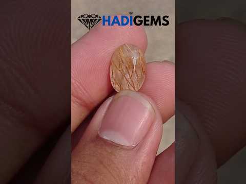 6.10ct Red Tourmalated Quartz - Red Rutile Quartz - Rutilated Quartz