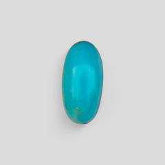 Natural Certified Turquoise  - Blue Turquoise - 29.8ct- 28x14mm