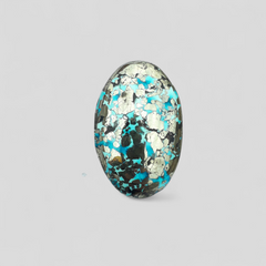 Natural Turquoise with Pyrite - Blue Matrix Turquoise - Shajri Feroza-120Ct