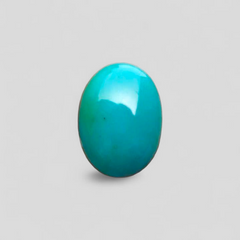 Natural Teal Green Turquoise  - Green Turquoise - 17.7ct- 22x16mm