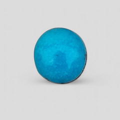 Natural Certified Turquoise  - Blue Turquoise - 32.2ct- 20x19mm