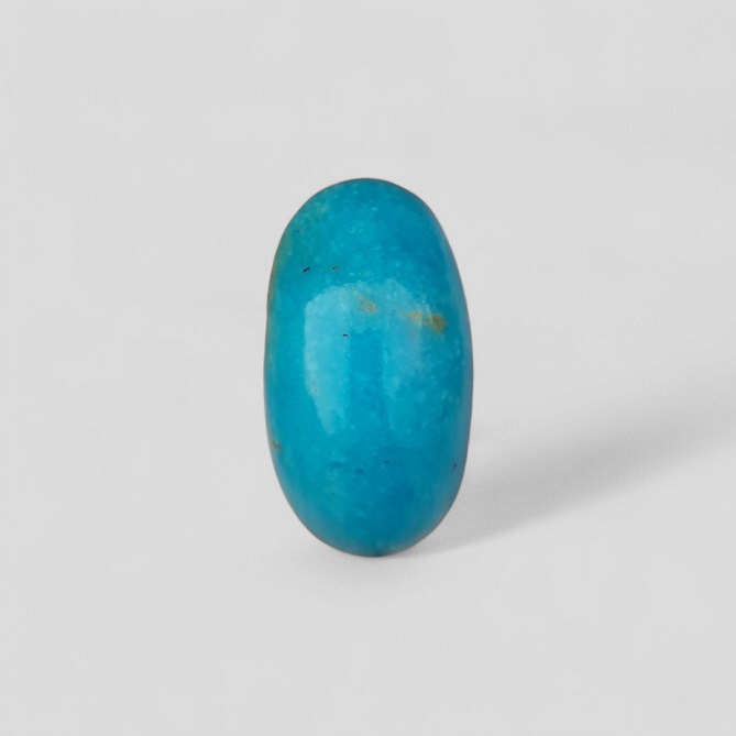 Natural Certified Turquoise  - Blue Turquoise - 28.9ct- 27x15mm