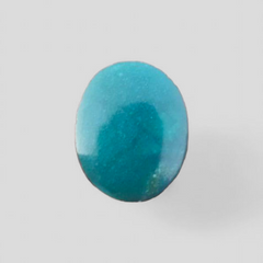 Natural Green Turquoise , Oval Shape, Real Feroza Stone, Dimensions-18x14mm
