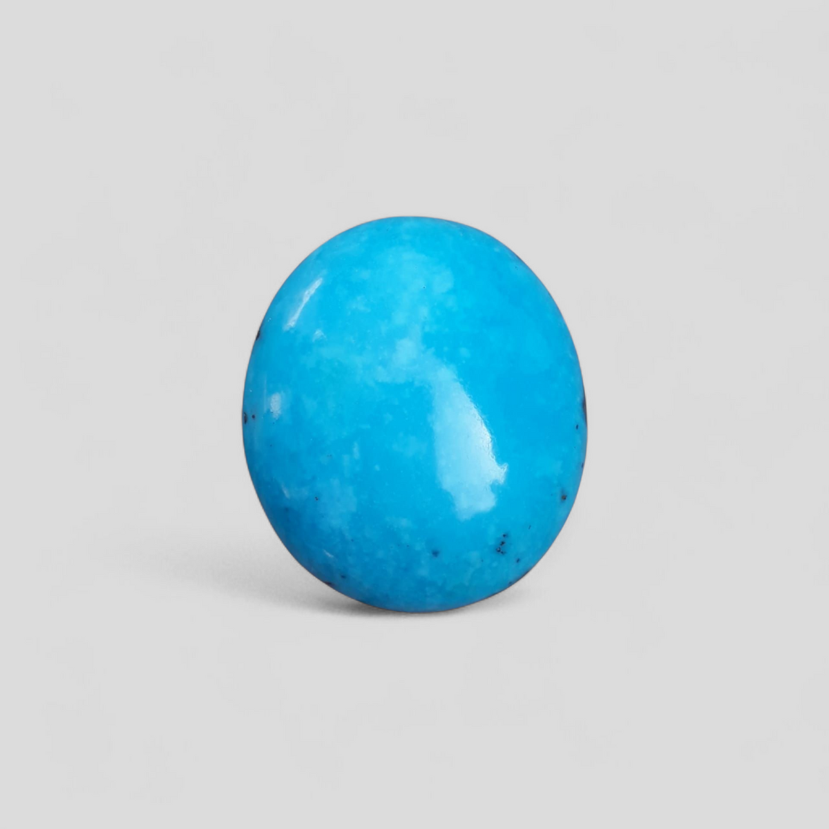 Natural Certified Turquoise  - Blue Turquoise - 71.3ct- 30x26mm