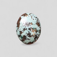 Natural Turquoise with Pyrite - Blue Matrix Turquoise - Shajri Feroza-18Ct