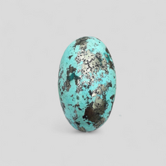 Natural Turquoise with Pyrite - Blue Matrix Turquoise - Shajri Feroza-33Ct