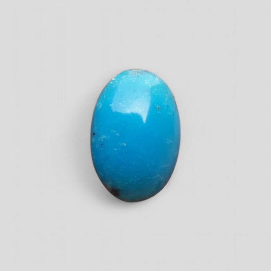 Natural Certified Turquoise  - Blue Turquoise - 14.1ct- 20x13mm