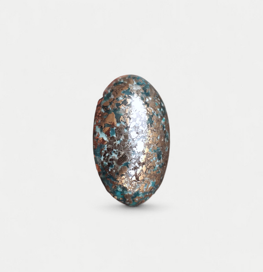 Natural Turquoise with Pyrite - Green Matrix Turquoise - Shajri Feroza-45.80Ct