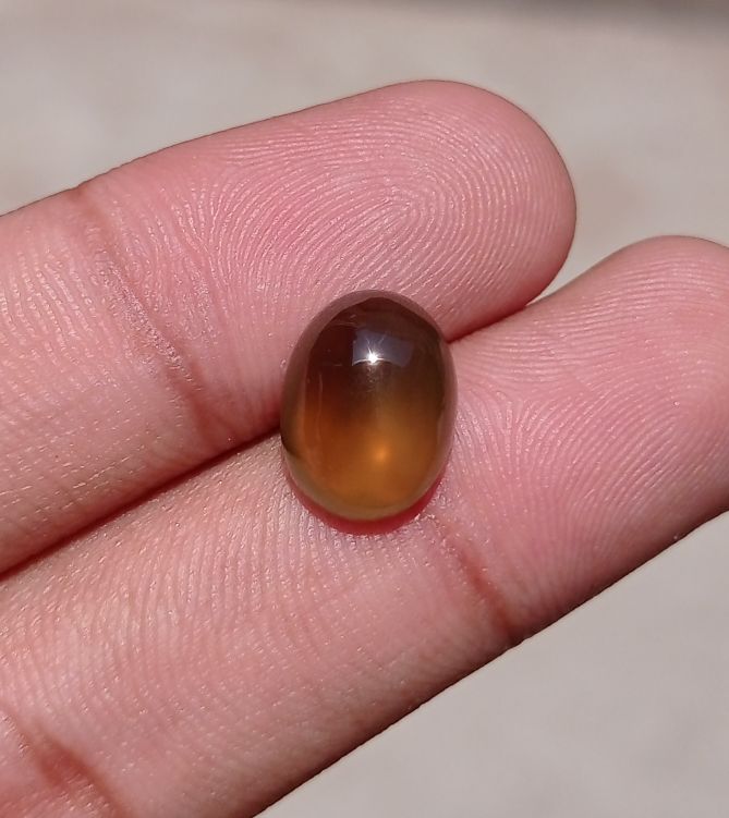 Natural Vesuvianite Solar Gemstone - Vesuvianite Cabochon - 14x10x6mm