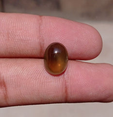 Natural Vesuvianite Solar Gemstone - Vesuvianite Cabochon - 14x10x6mm