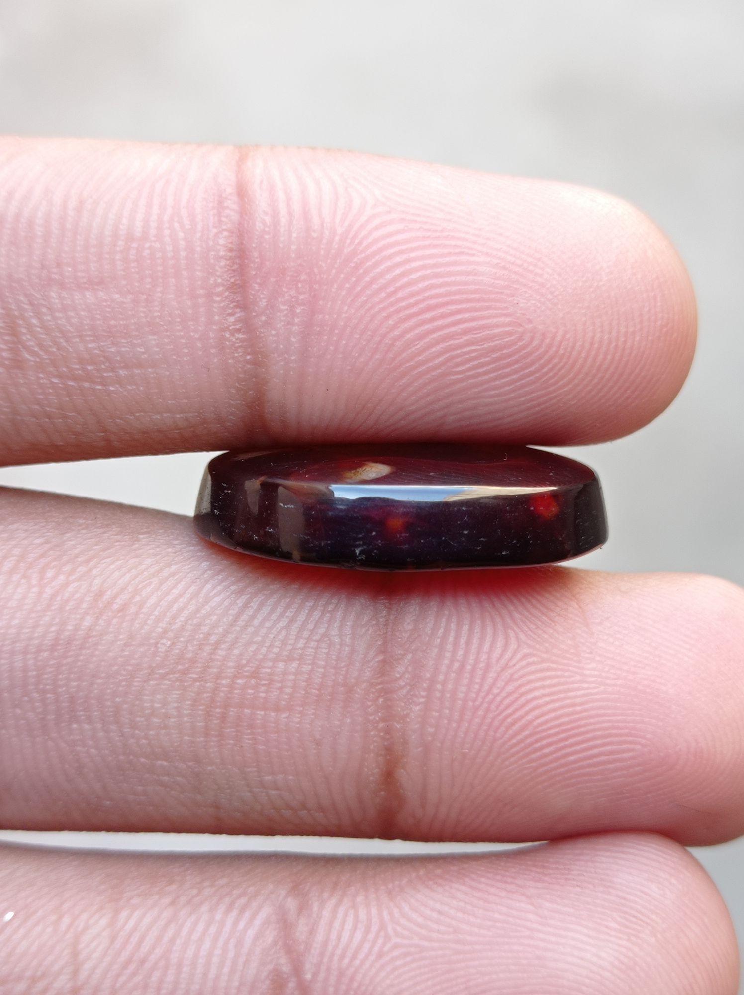 Red Agate - Sulaimani Aqeeq - 25x18x6mm