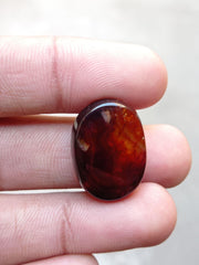 Red Agate - Sulaimani Aqeeq - 25x18x6mm