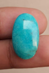 Natural Certified Turquoise - Blue Turquoise Feroza -10ct-21x12mm