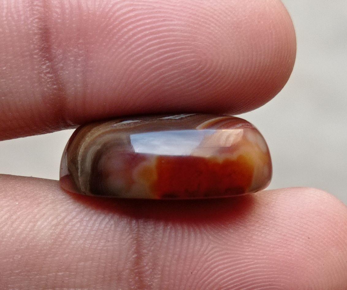 27.3ct Fortified Agate - Sulaimani Aqeeq - Dimension 23x17x8mm