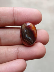 27.3ct Fortified Agate - Sulaimani Aqeeq - Dimension 23x17x8mm