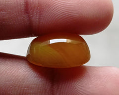 22ct Bi-Color Agate Cabochon - Sulaimani Aqeeq - 20x15mm