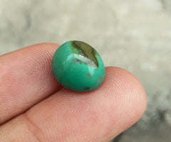 9.15ct Natural Turquoise, Green Matrix Turquoise,Oval Shape, Real Firoza Stone,Dimensions -14 x 12mm