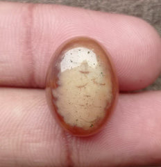 Light Brown Creamy Agate - Sulaimani Aqeeq - 20x15x10mm