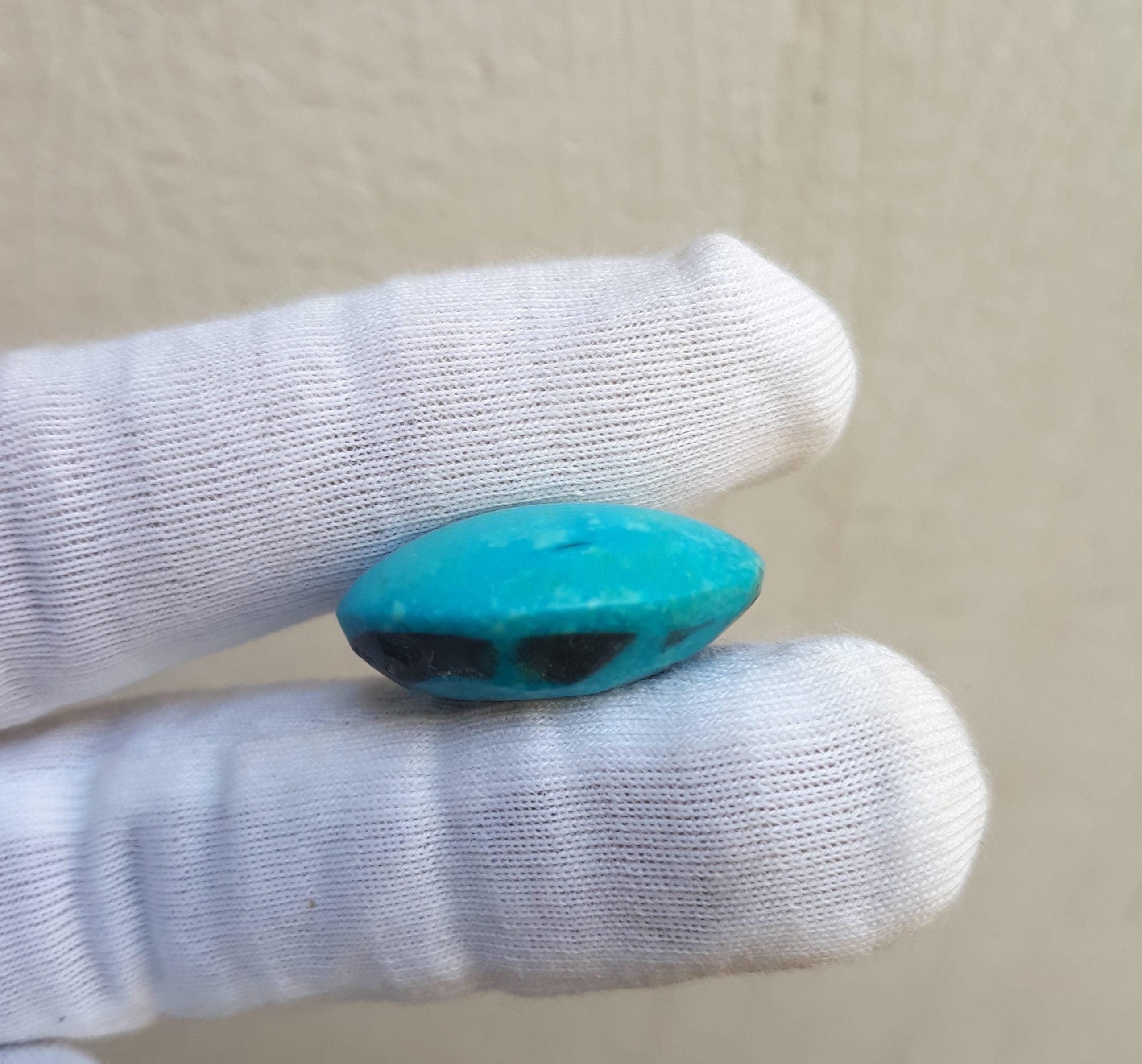 31ct Natural Turquoise  - Blue  Turquoise -   25x19mm