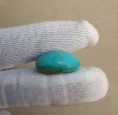 Natural Certified Turquoise  - Blue Turquoise-18ct-22x15mm