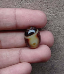 19ct Agate with unique Bands - Sulaimani Aqeeq - 20x15x9mm
