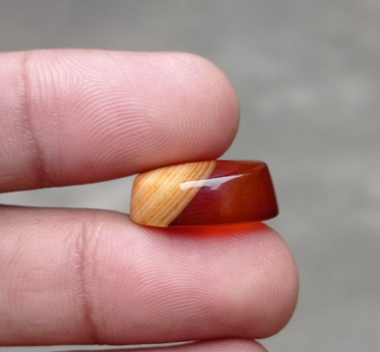 21.3ct Classy Blood Agate - Sulaimani Aqeeq -  20x15x8mm