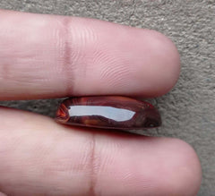 20.7ct Fortified Agate Cabochon with Wooden Texture - Sulaimani Aqeeq - 24x15x7mm