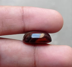 17ct Classy Fortified Agate Cabochon - Sulaimani Aqeeq - 19x14x8mm