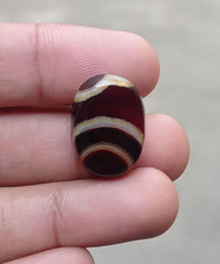 23.5ct Banded Agate - Sulaimani Aqeeq - 23x17x7mm