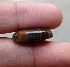 23.7ct Banded Agate - Sulaimani Aqeeq - 24x16x8mm