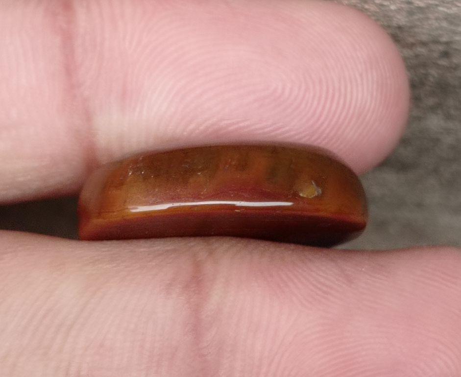 Fortified Agate Cabochon - Sulaimani Aqeeq - 23x17x8mm