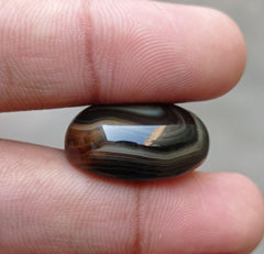 38.4ct Fortified Agate - Sulaimani Aqeeq - Dimension 25x18x10mm